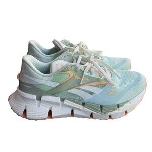 Reebok Women's Floatzig 1 Aqua Dust/Pea Glow Running Shoes Size 9.5